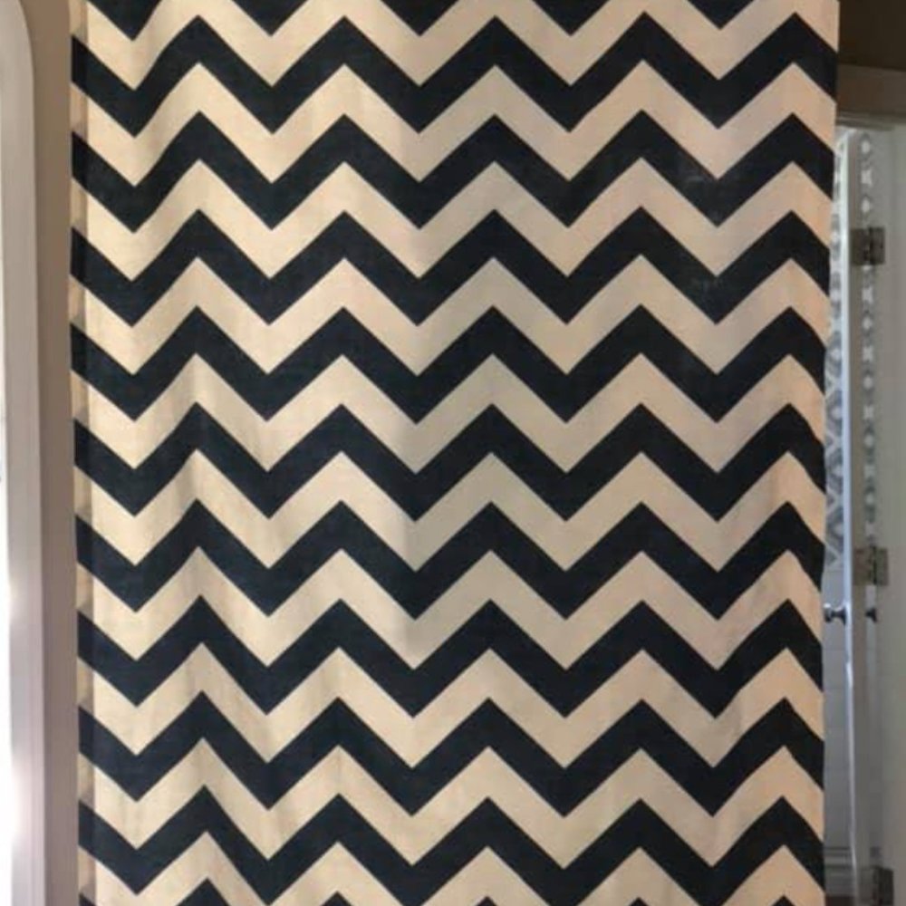 West Elm Chevron Curtains (2)